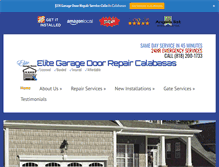 Tablet Screenshot of garagedoorrepaircalabasas.com